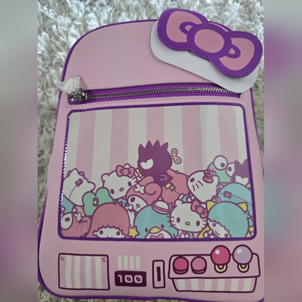Sanrio Loungefly Mini Backpack Claw Machine. BBRAND NEW FACTORY SEALED WITH TAGS